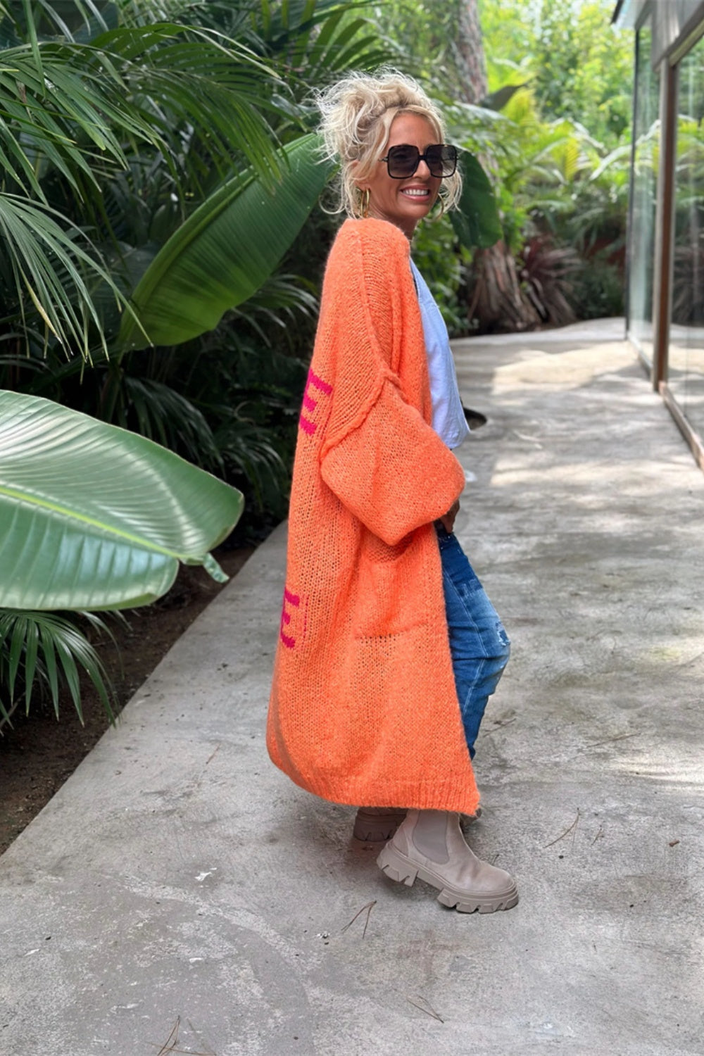 Giovanna | Cardigan lung supradimensionat