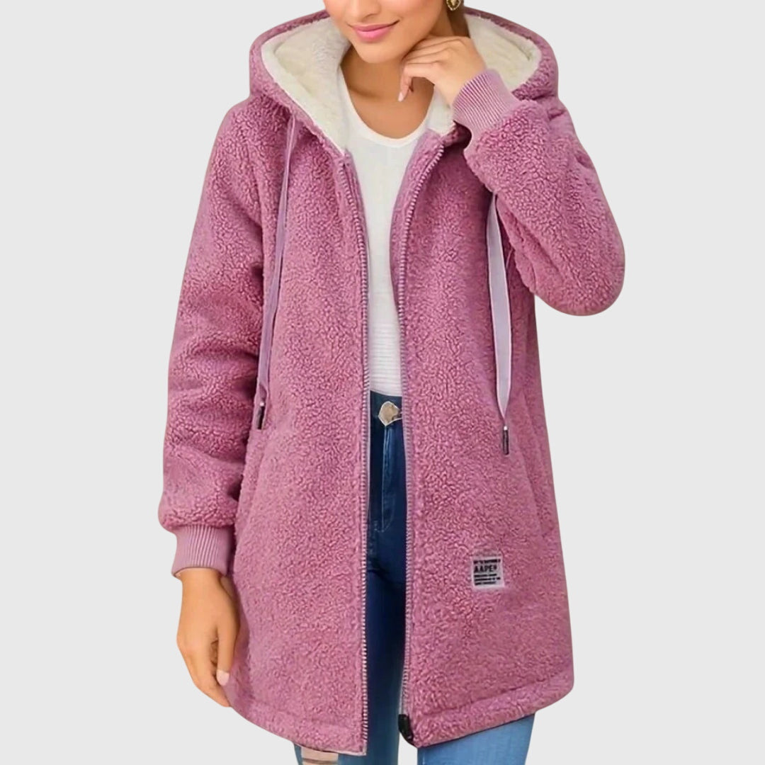 Birgitta | Jachetă din fleece cu încă și căldură