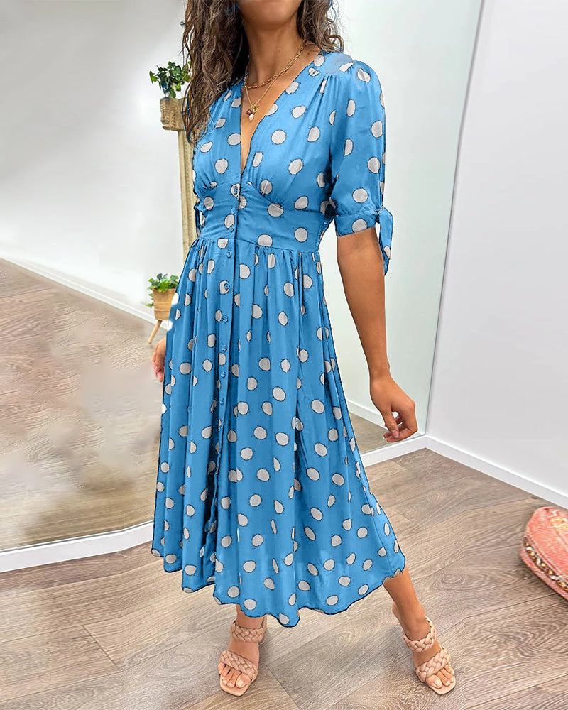 Anna | Rochie de vară cu buline