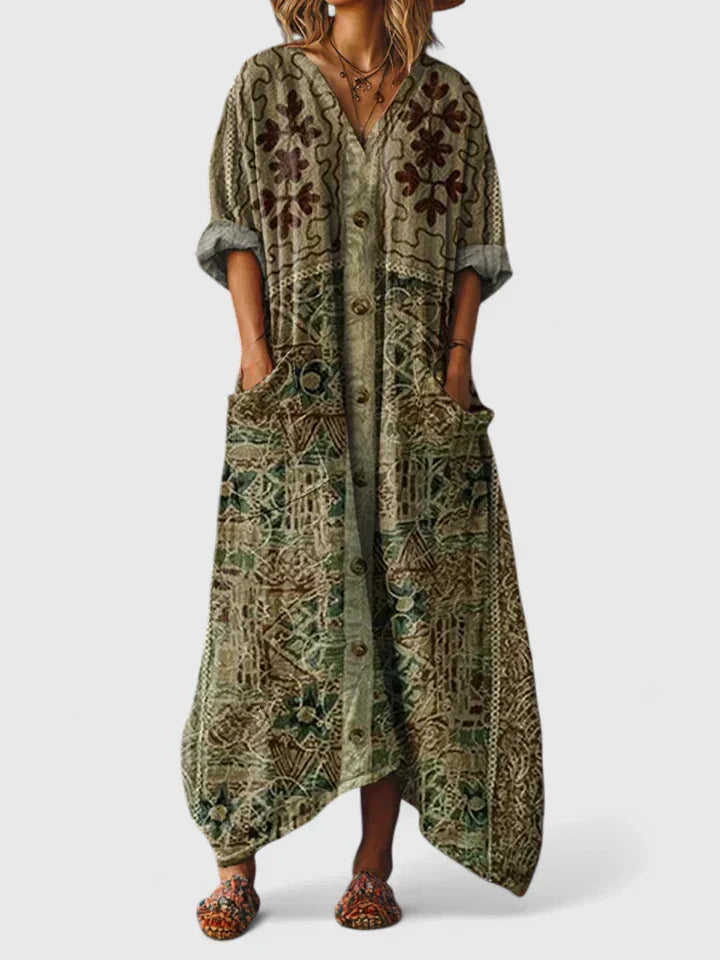 Larisa – Rochie cu decolteu în V