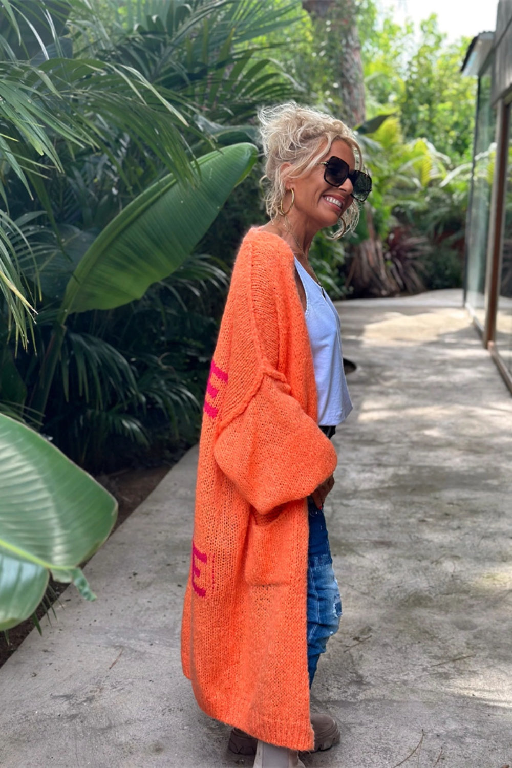 Giovanna | Cardigan lung supradimensionat