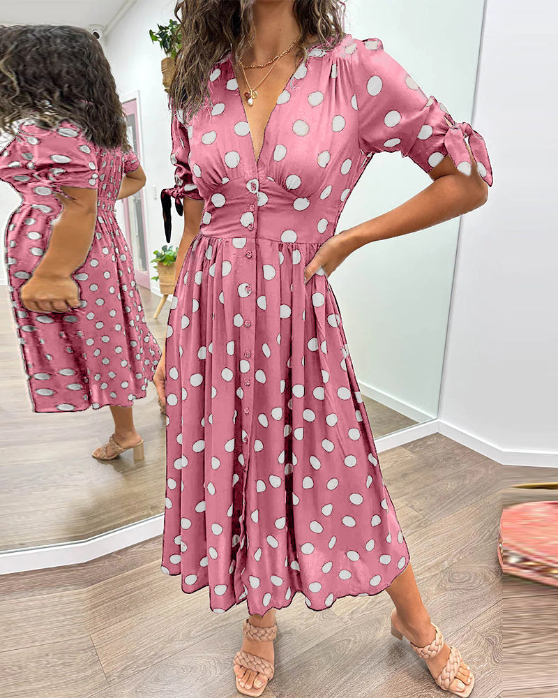 Anna | Rochie de vară cu buline