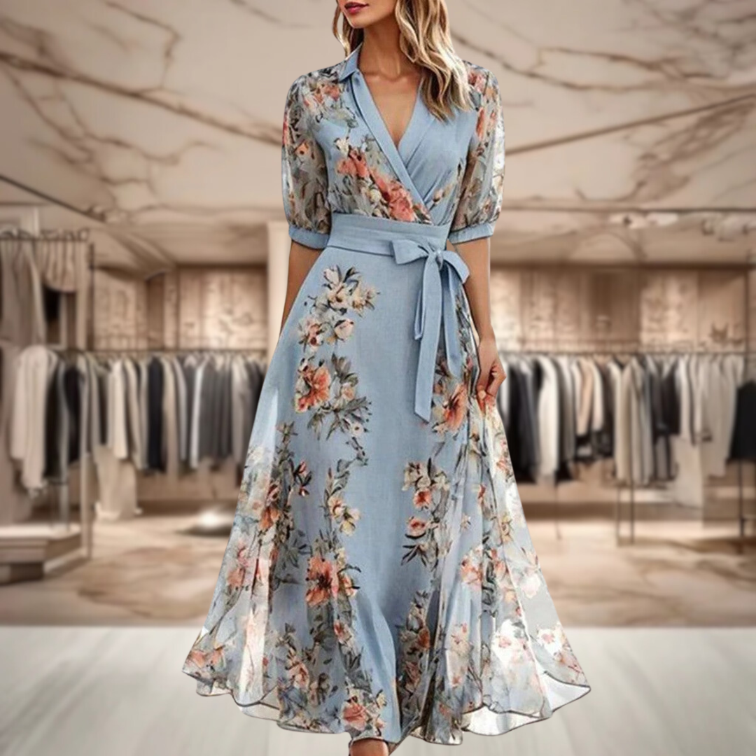 Aurora | Rochie Florală Elegantă