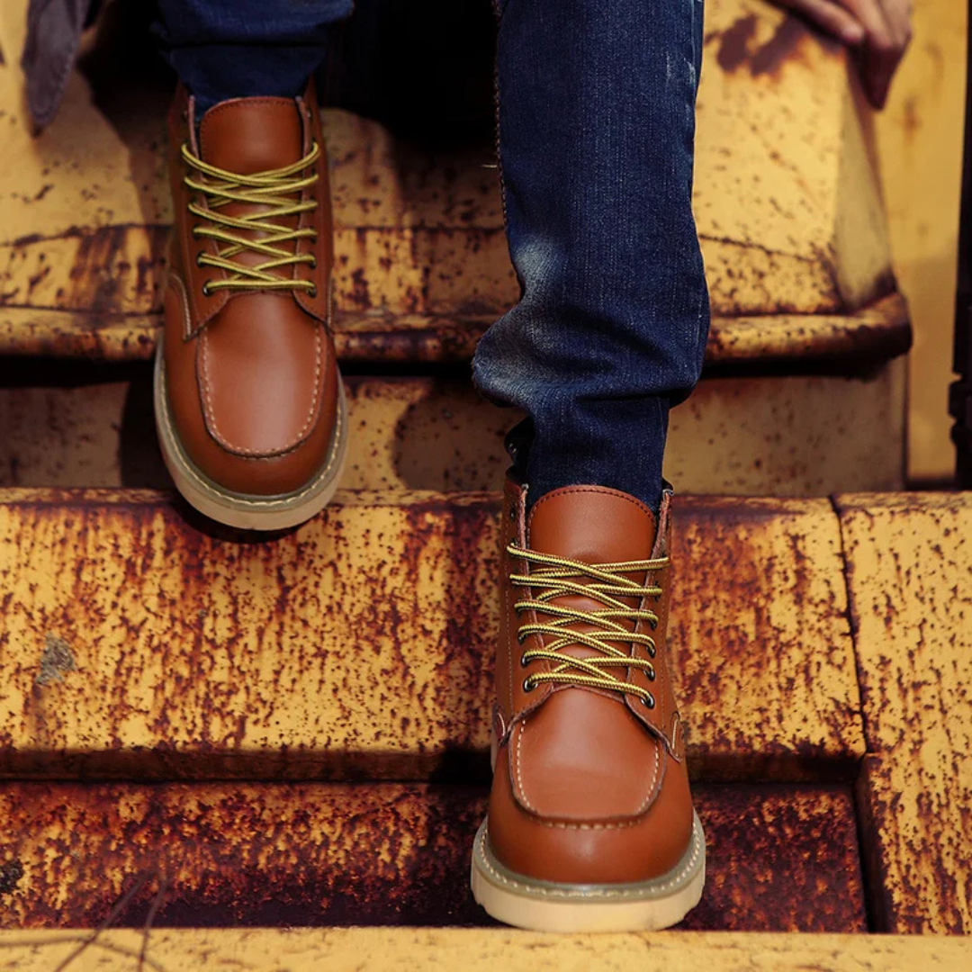 Cole™ | Botine din piele vintage