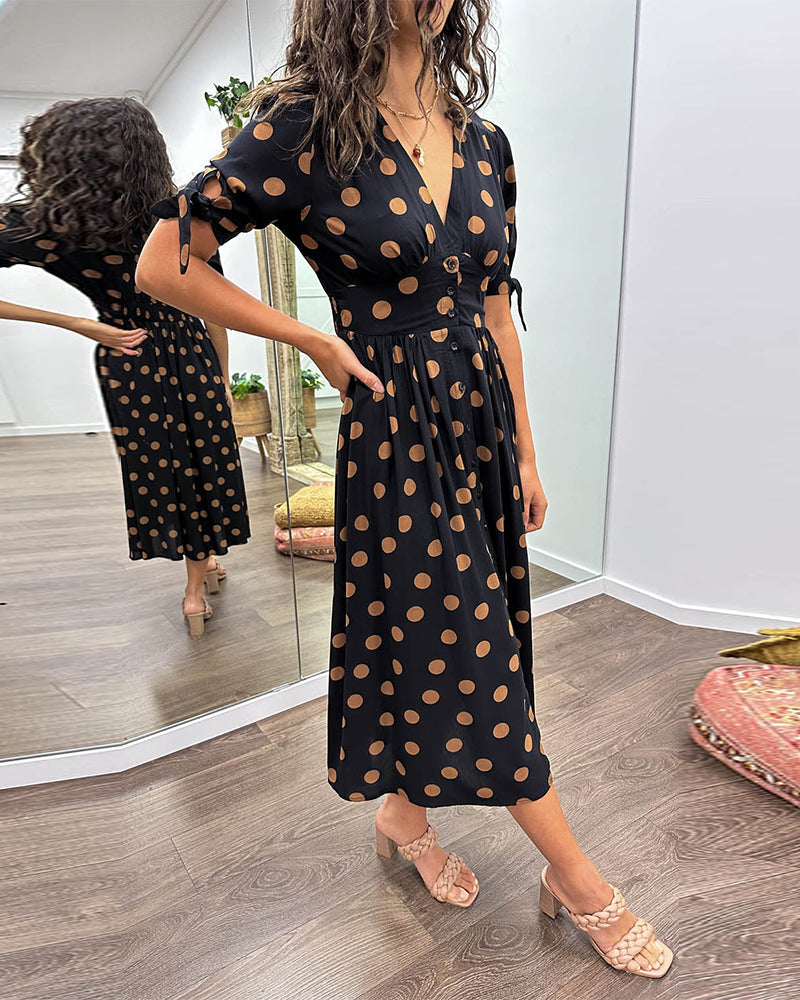 Anna | Rochie de vară cu buline