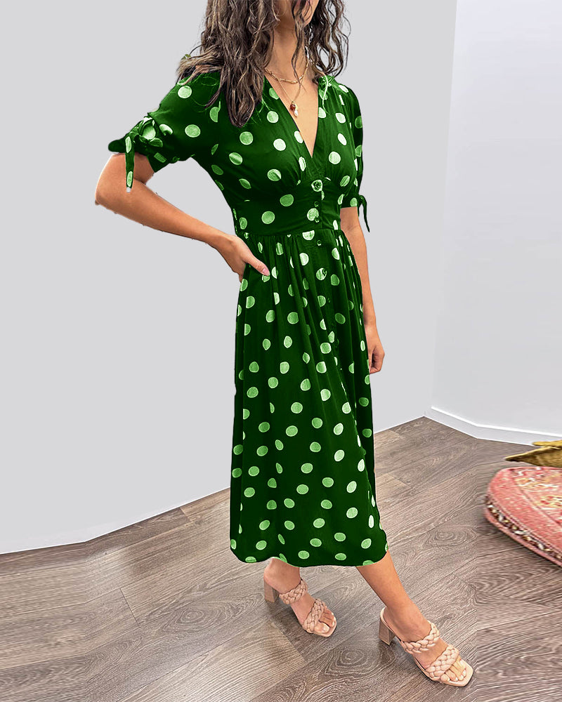 Anna | Rochie de vară cu buline