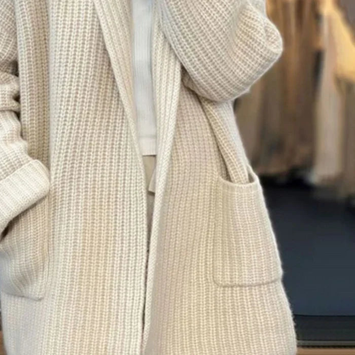 Cristina | Cardigan tricot cu buzunare