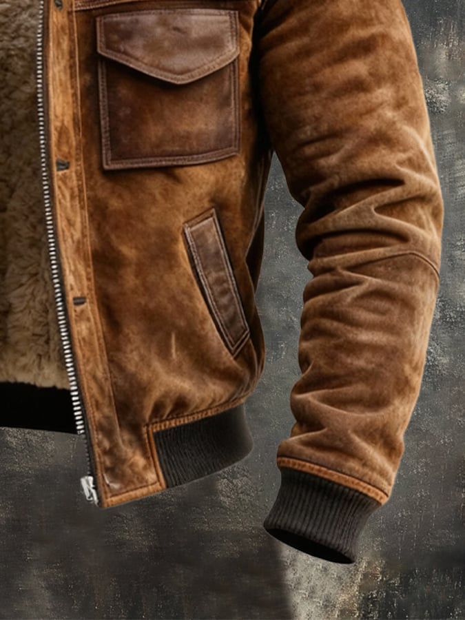 Marco | JACKE DIN PIELĂ NATURALĂ SHERPA
