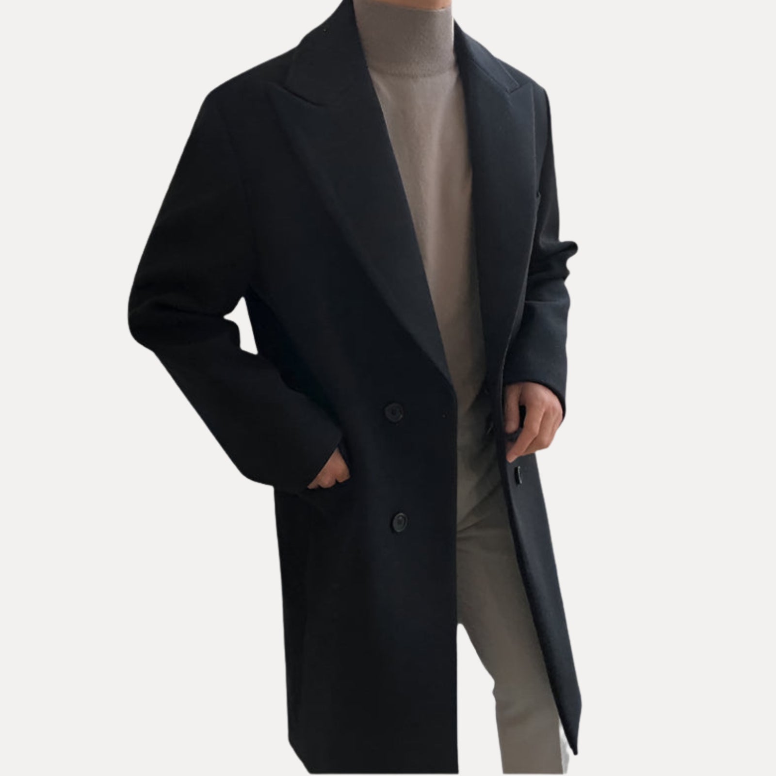 Stefan| Palton dublat elegant pentru bărbați