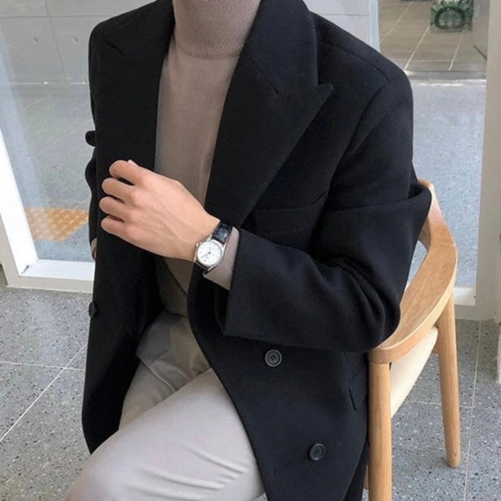 Stefan| Palton dublat elegant pentru bărbați