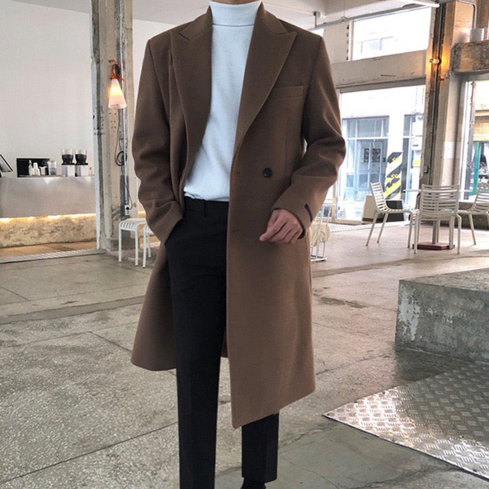 Stefan| Palton dublat elegant pentru bărbați