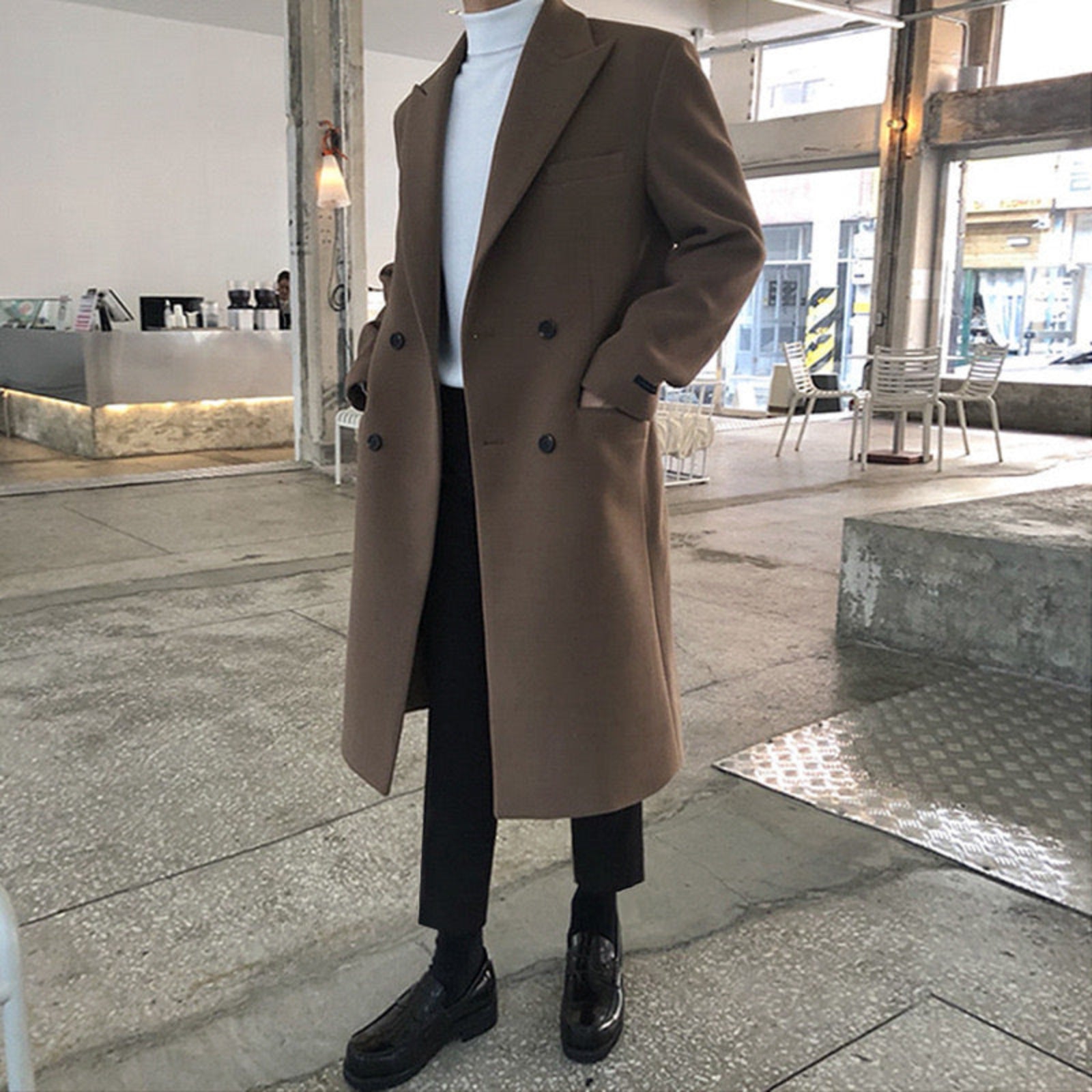 Stefan| Palton dublat elegant pentru bărbați