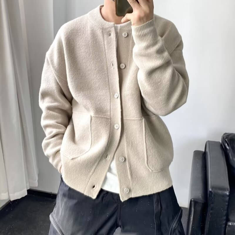 Dario | Cardigan elegant cu buzunare largi