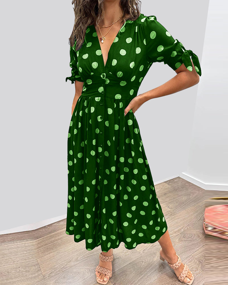 Anna | Rochie de vară cu buline