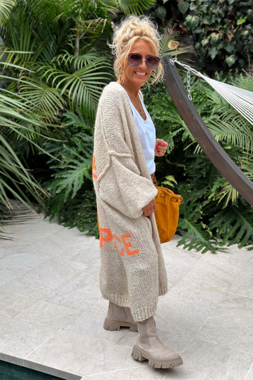 Giovanna | Cardigan lung supradimensionat