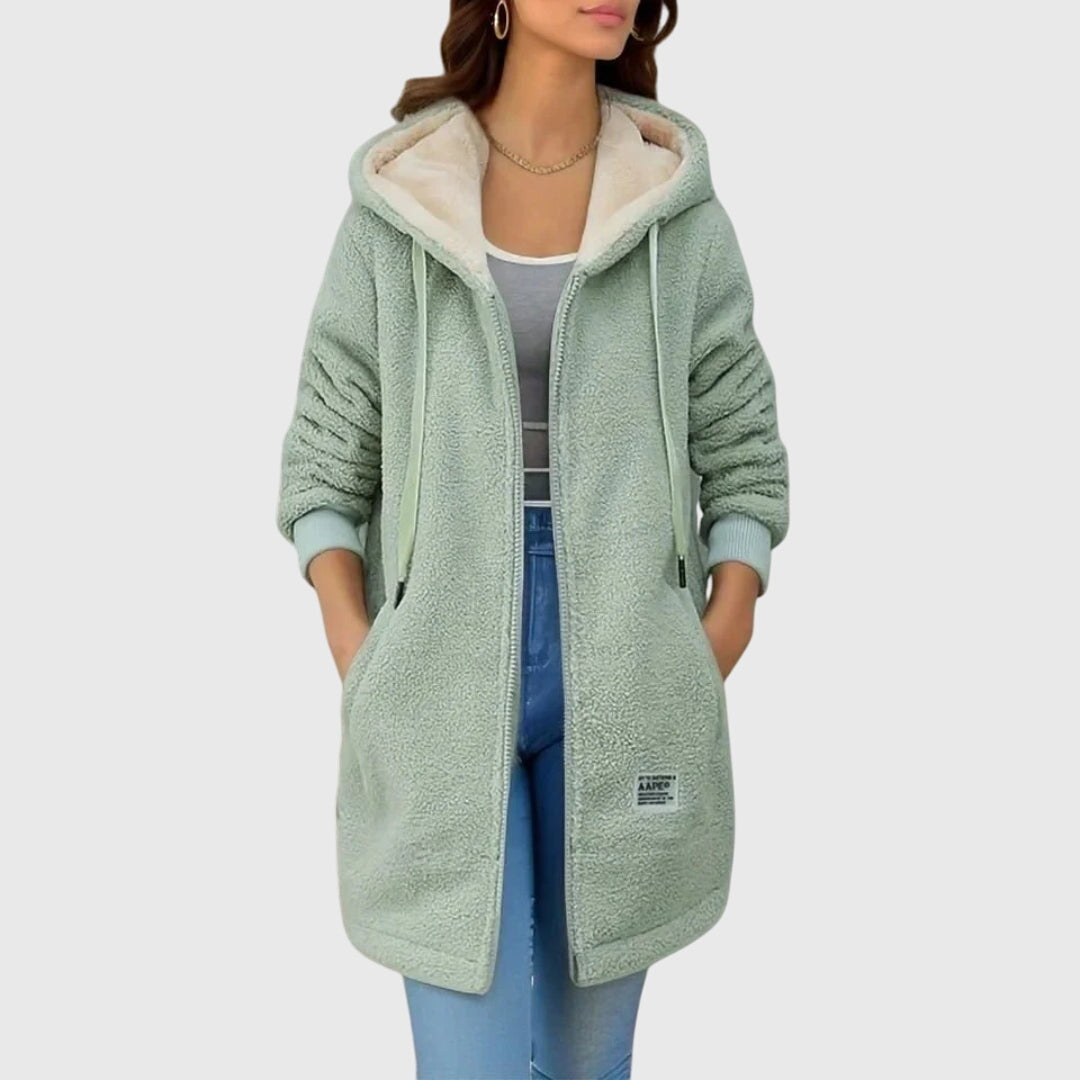 Birgitta | Jachetă din fleece cu încă și căldură