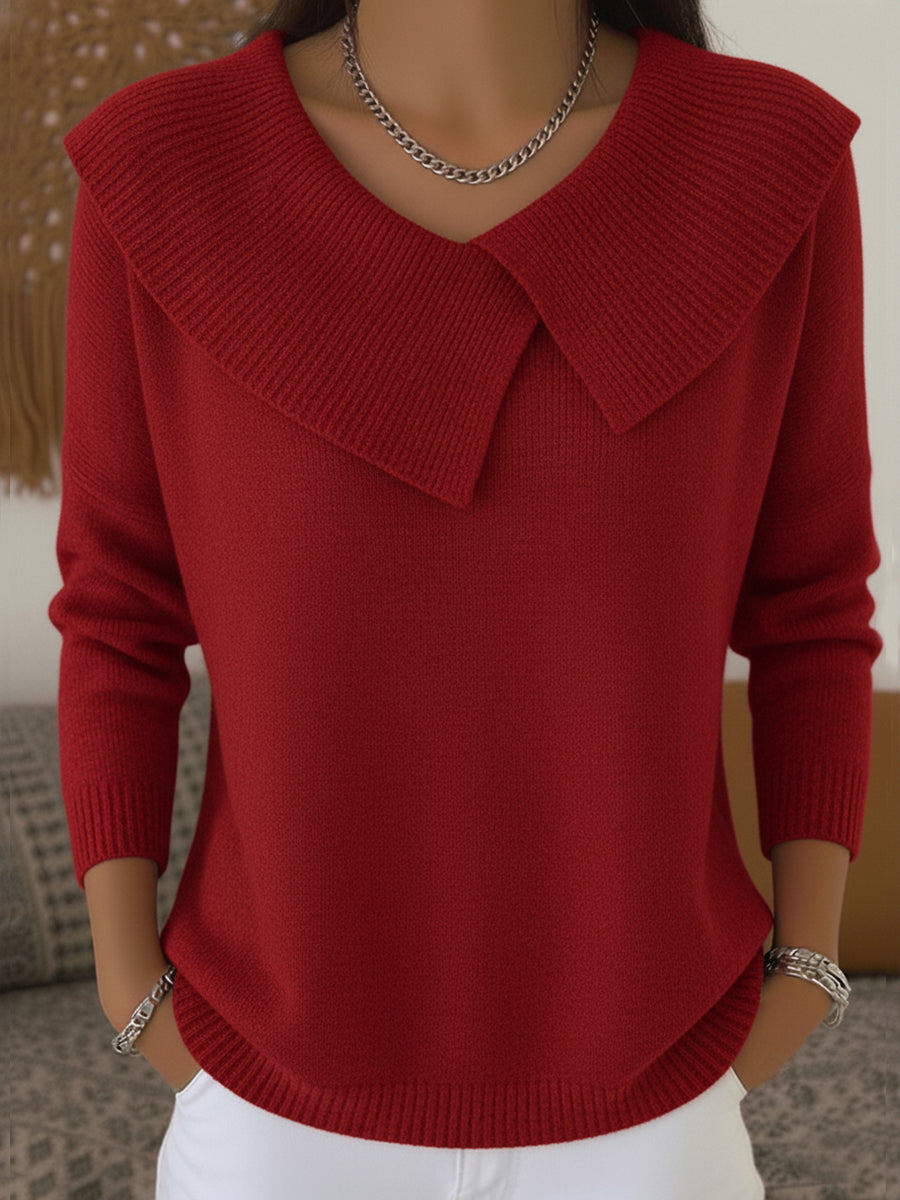 Lucia | Pulover Cald cu Guler Moale 