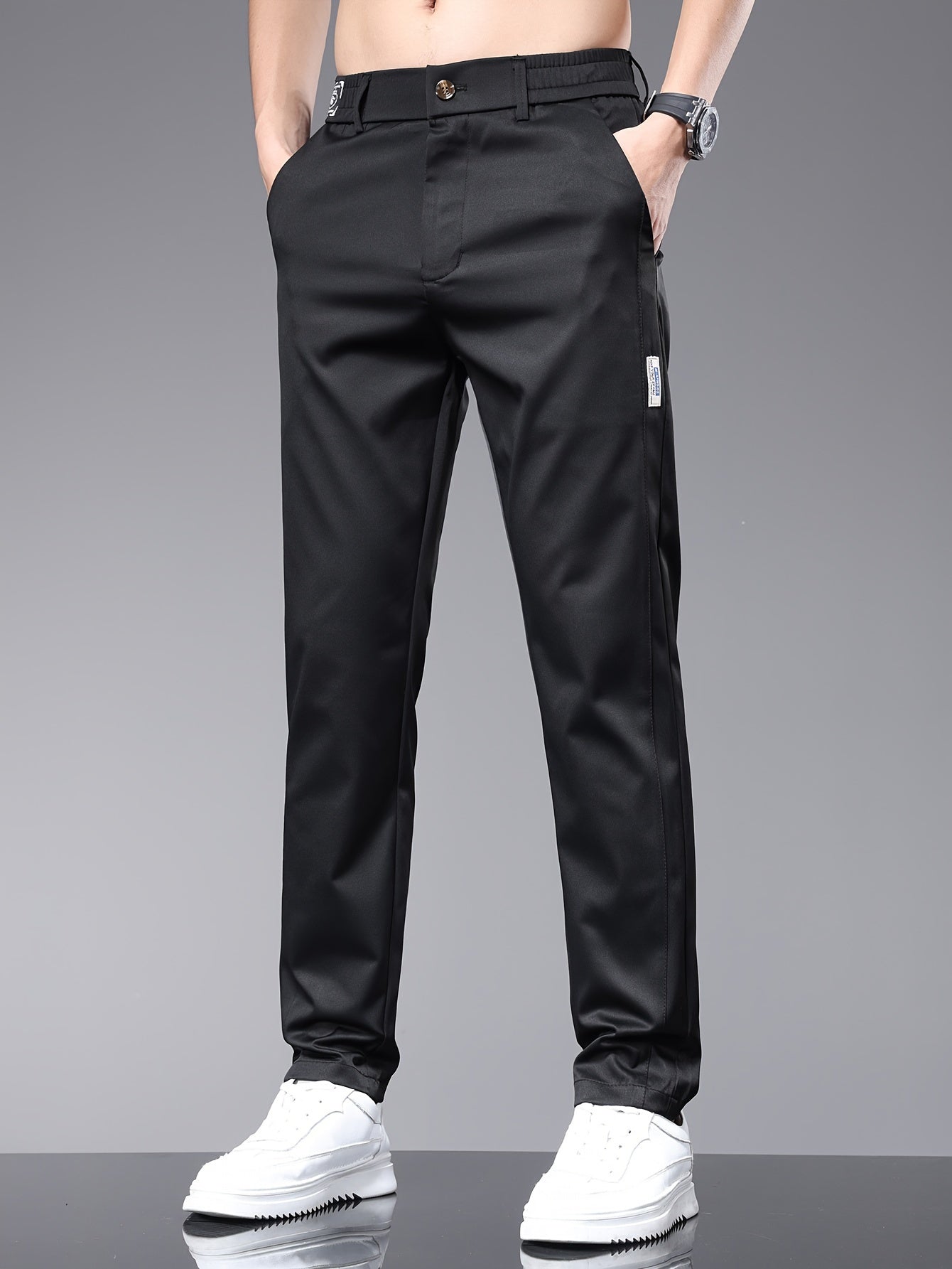 Brendan | Pantaloni Casual Rafinați