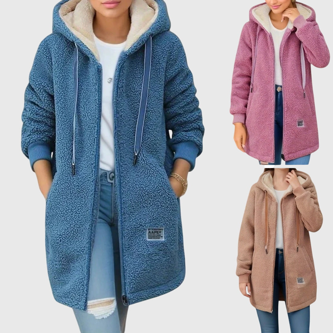 Birgitta | Jachetă din fleece cu încă și căldură