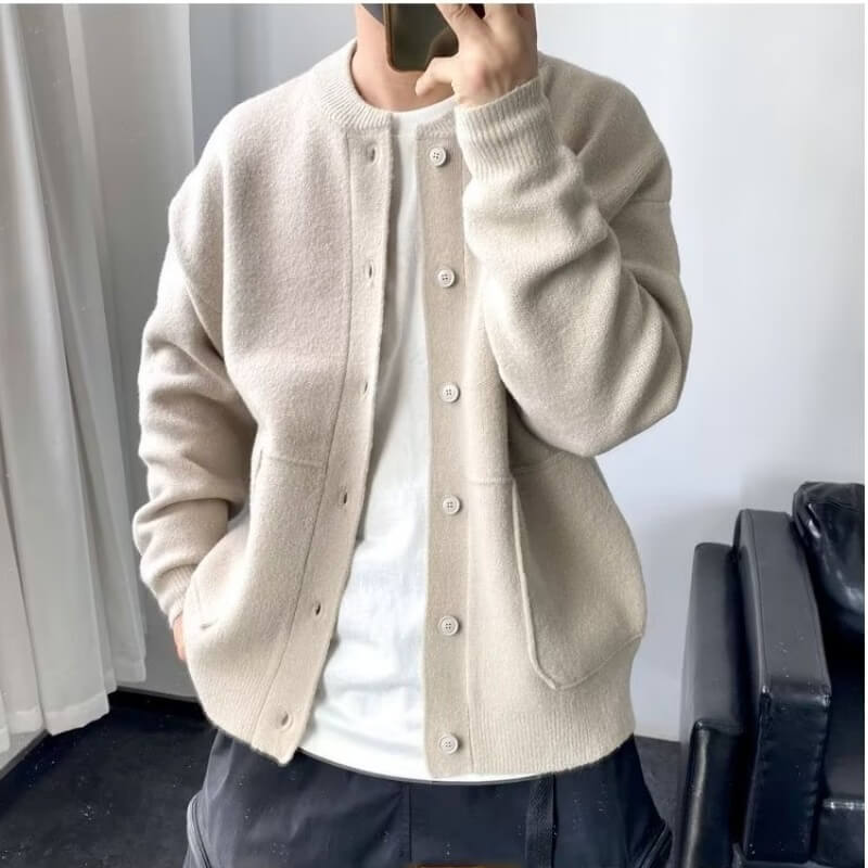 Dario | Cardigan elegant cu buzunare largi