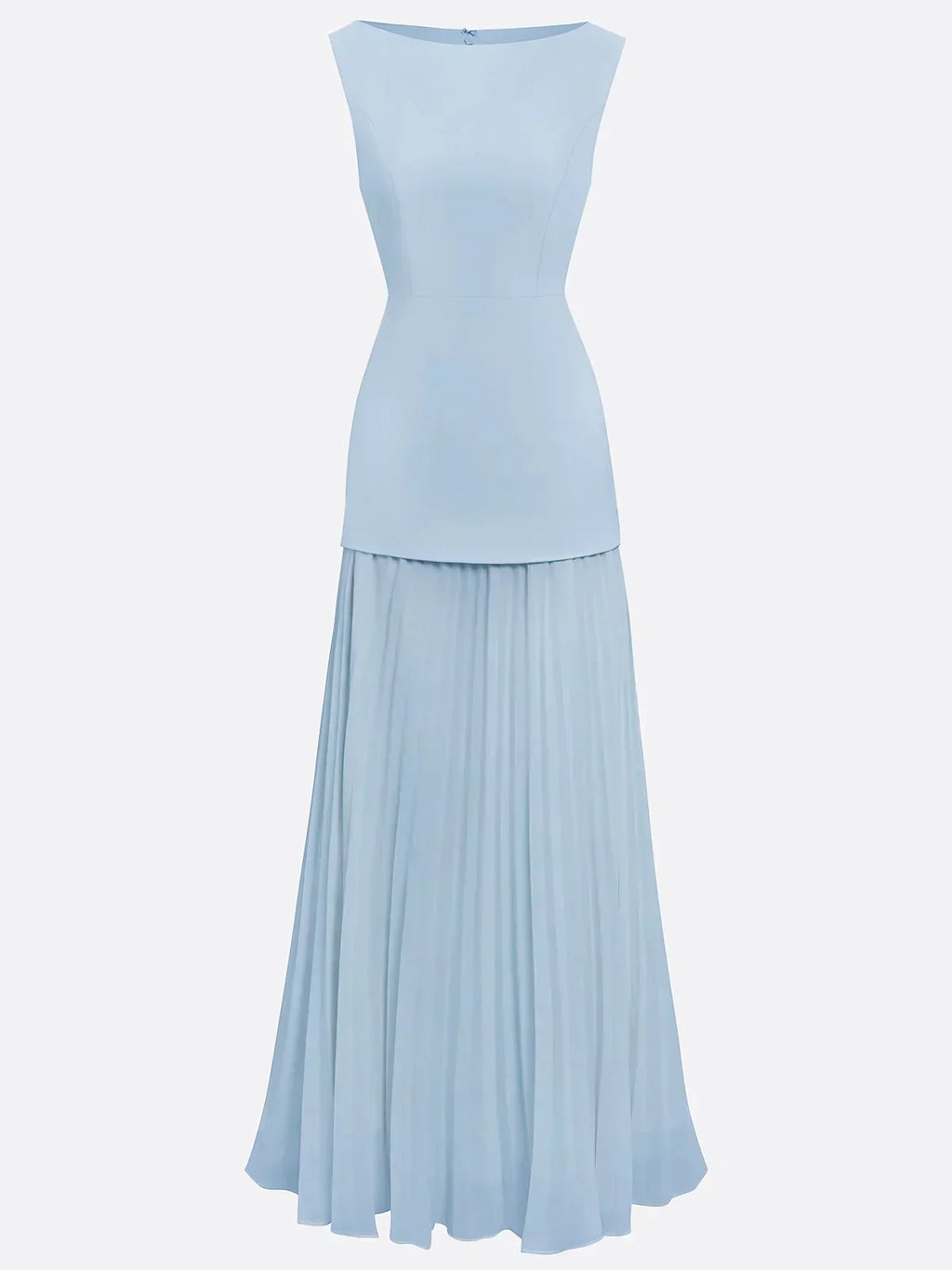 Molly | Rochie lungă plisată