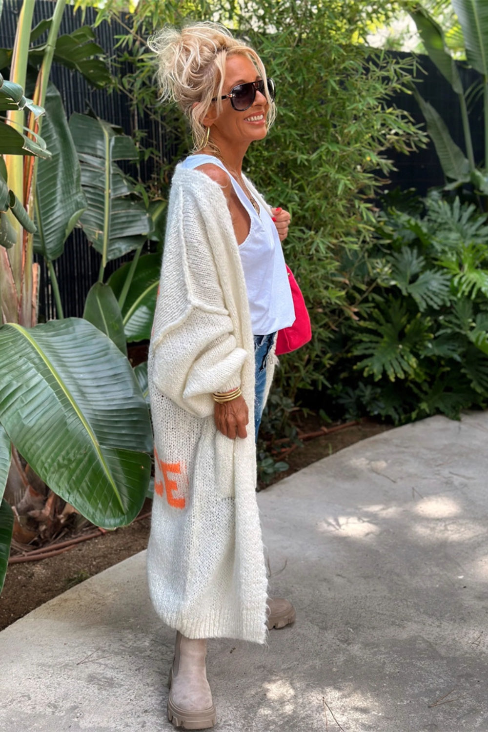 Giovanna | Cardigan lung supradimensionat