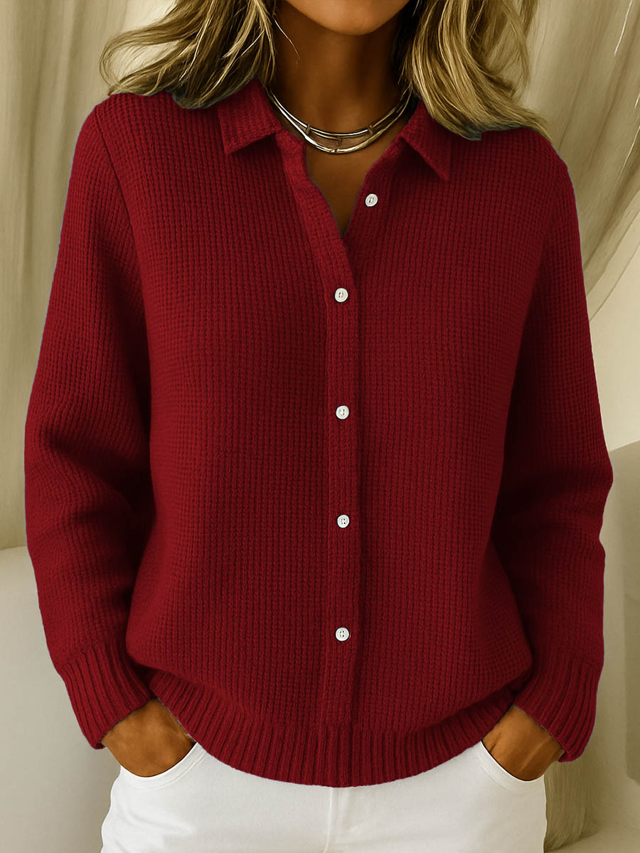 Elena | Cardigan Classic din Tricot Moale 