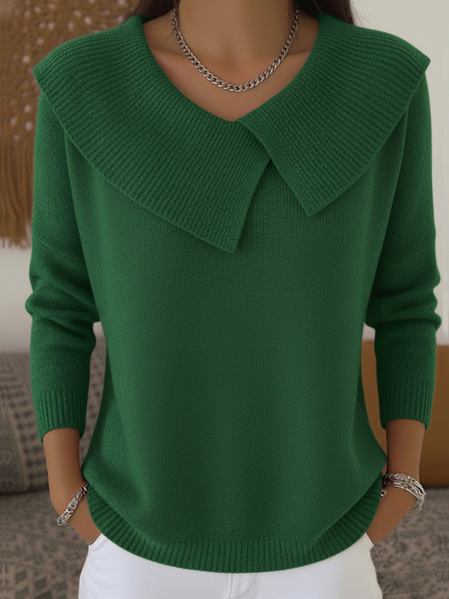 Lucia | Pulover Cald cu Guler Moale 