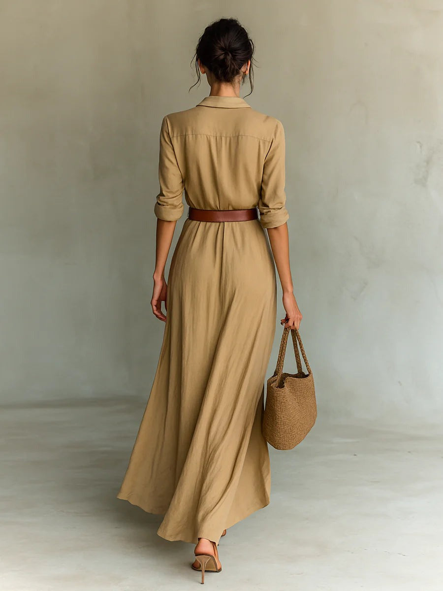 Lenka – rochie cu curea in talie