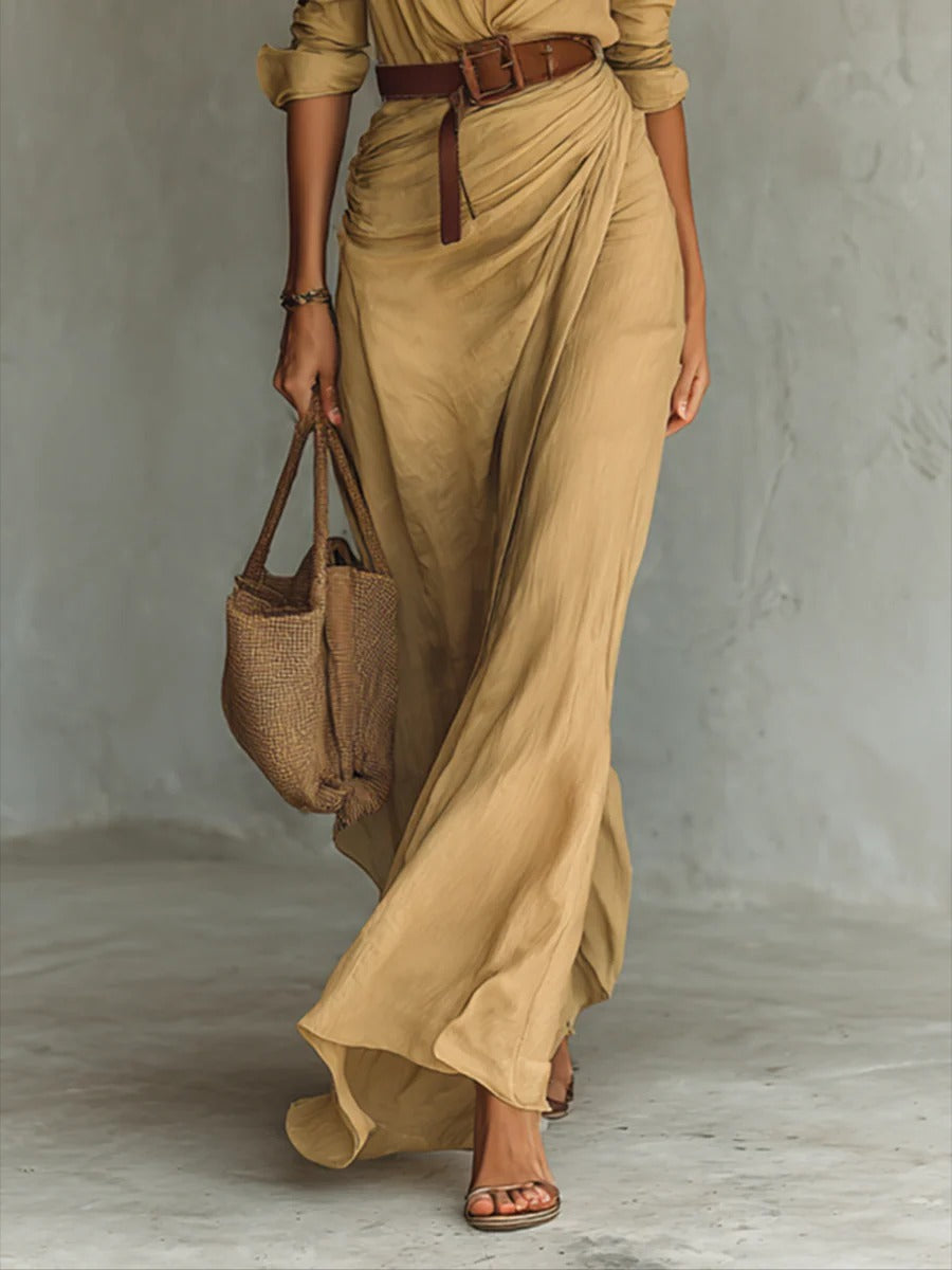 Lenka – rochie cu curea in talie