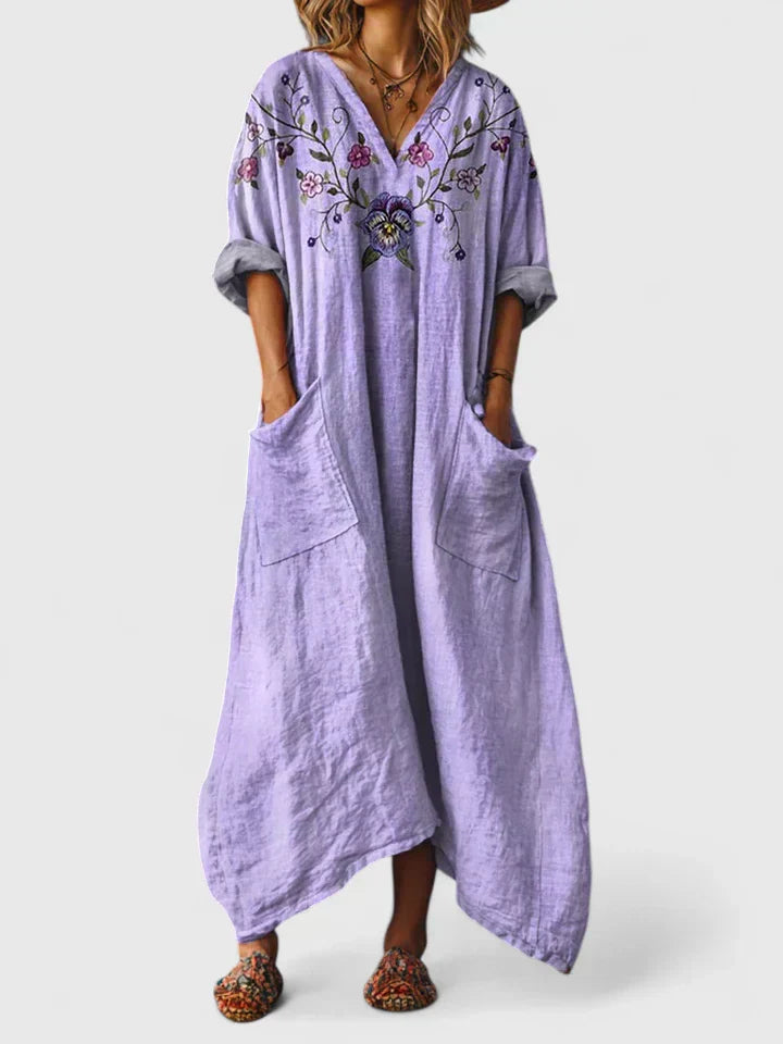 Larisa – Rochie cu decolteu în V