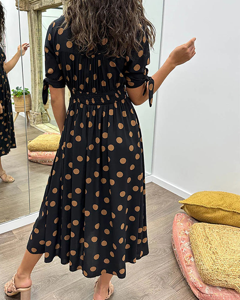 Anna | Rochie de vară cu buline