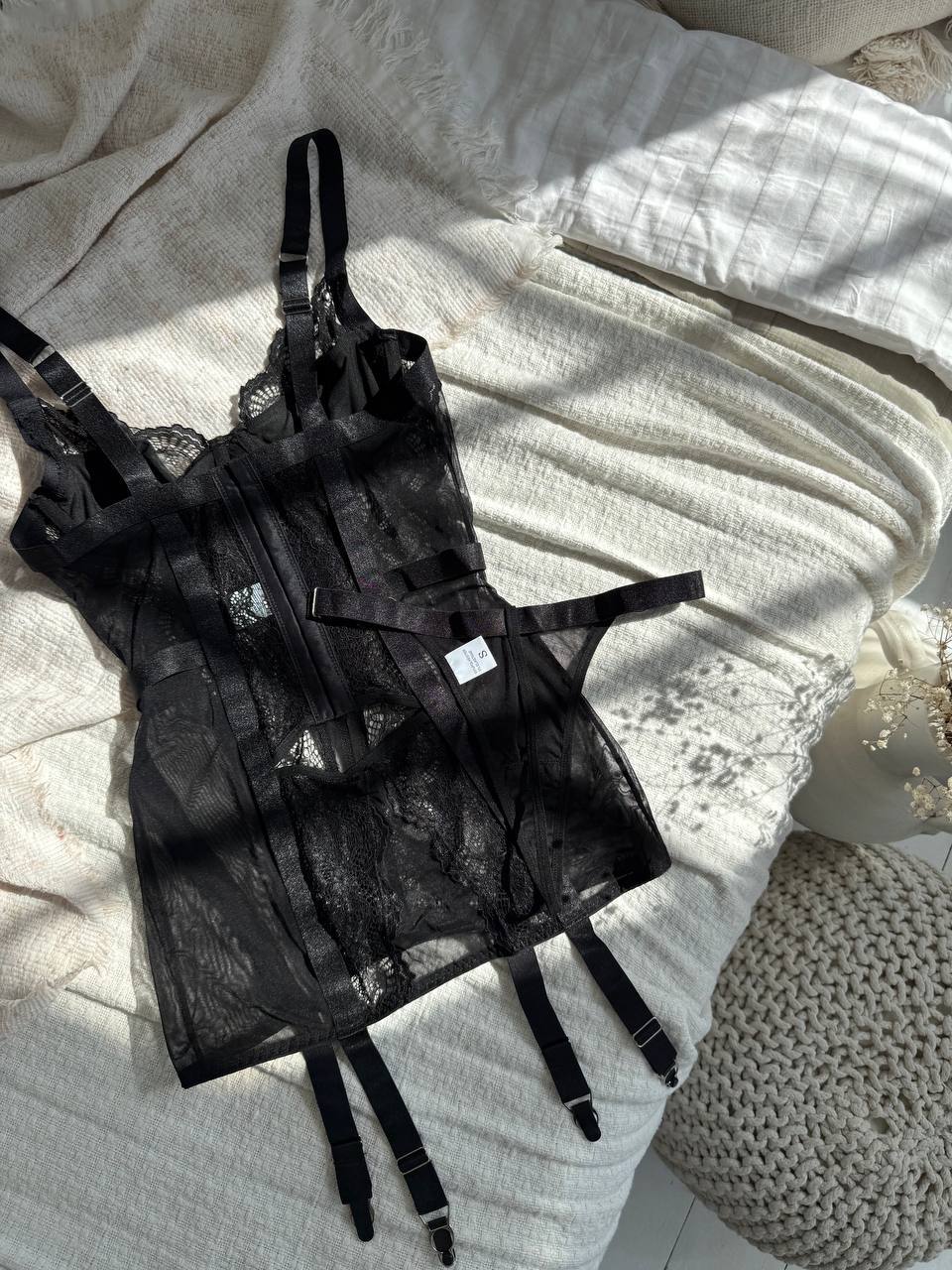 Alessandra™ | Rochie de Noapte Satinată Neagră Mirage