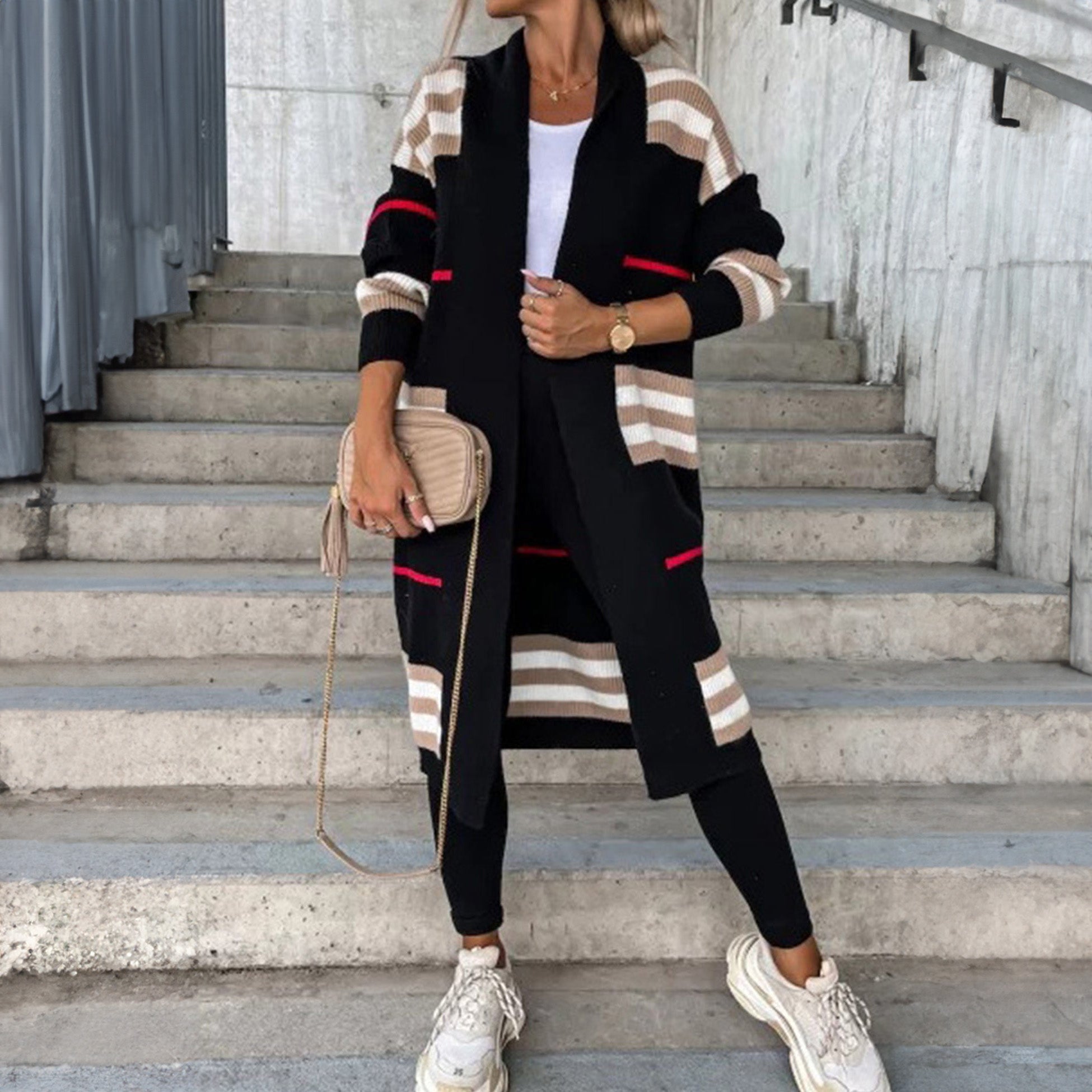 Cardigan elegant, model lung, Wilma