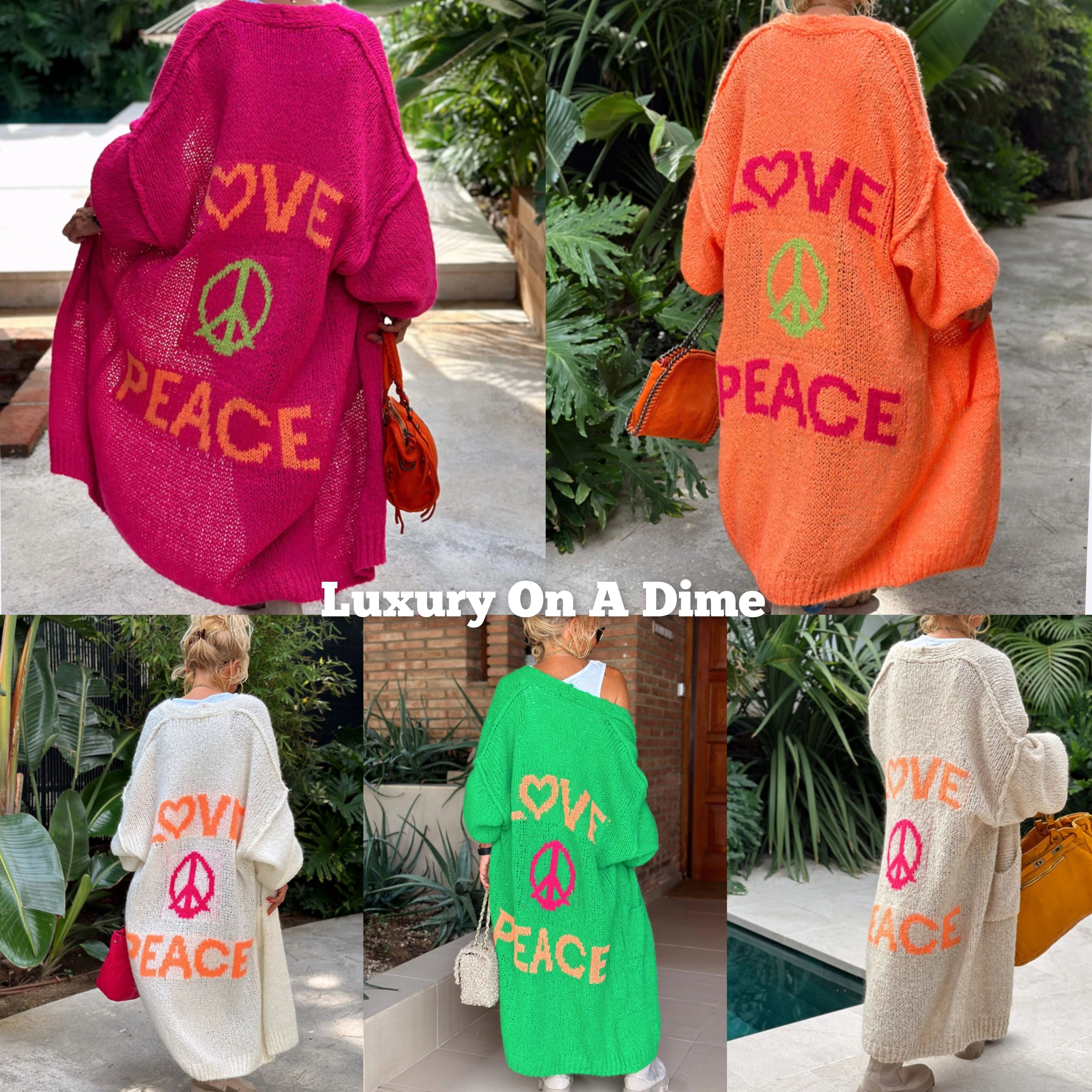 Giovanna | Cardigan lung supradimensionat