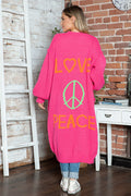Giovanna | Cardigan lung supradimensionat