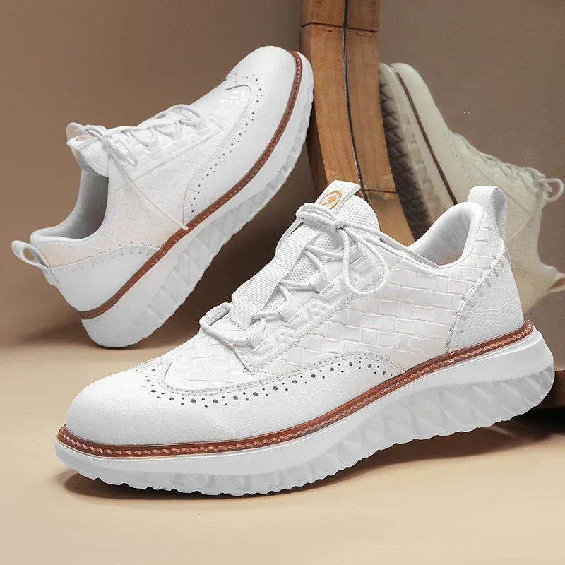Tenisi eleganti Matteo din piele