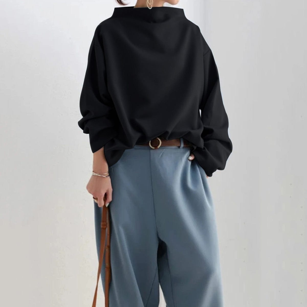 Elsa | Pulover Chic cu Guler Înalt