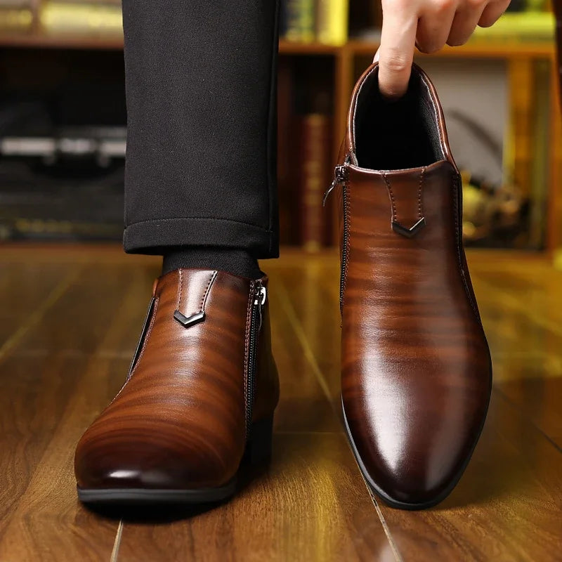 Pierre | Botine Clasice cu Fermuar