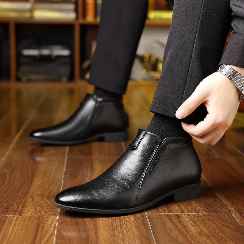 Pierre | Botine Clasice cu Fermuar