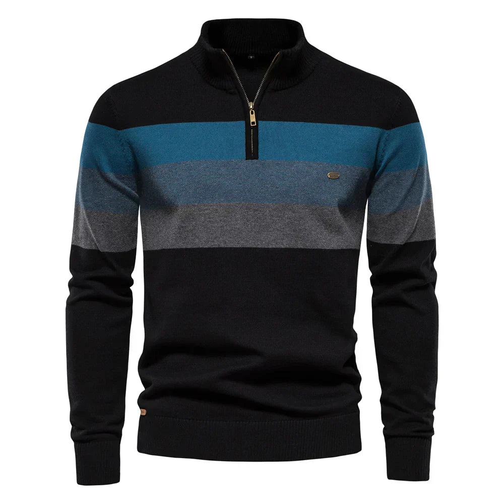 Joe | Pulover elegant cu guler înalt 