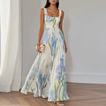 Isla | Rochie Maxi Florală Elegantă