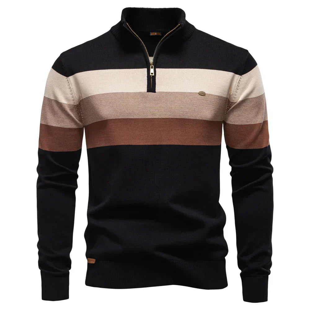 Joe | Pulover elegant cu guler înalt 