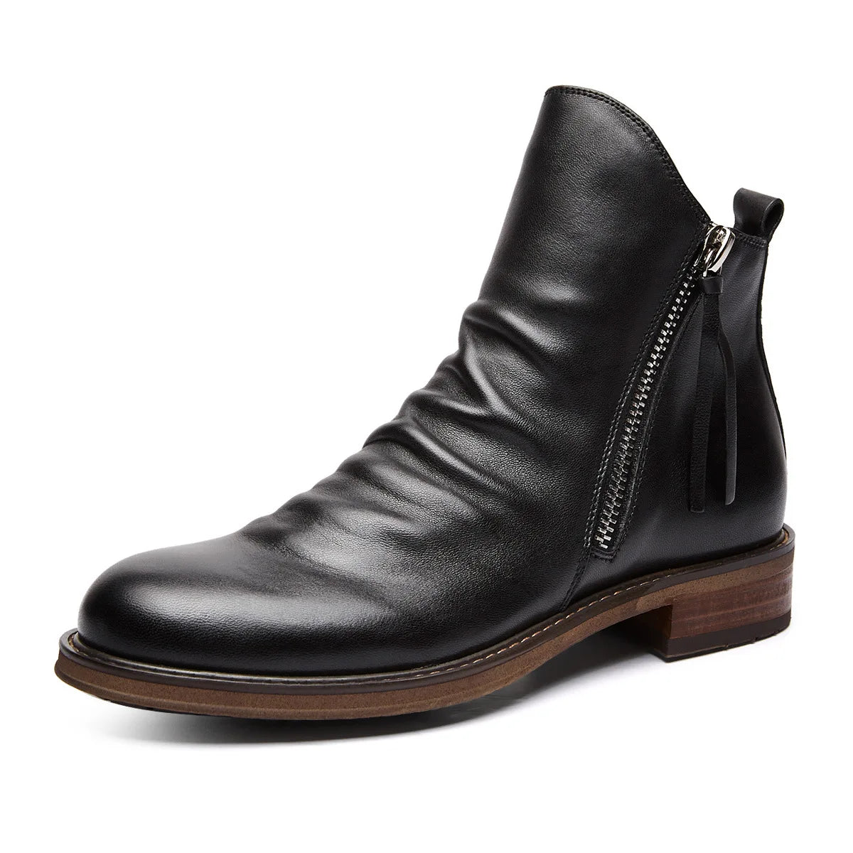 Owens™ | Botine Chelsea din piele