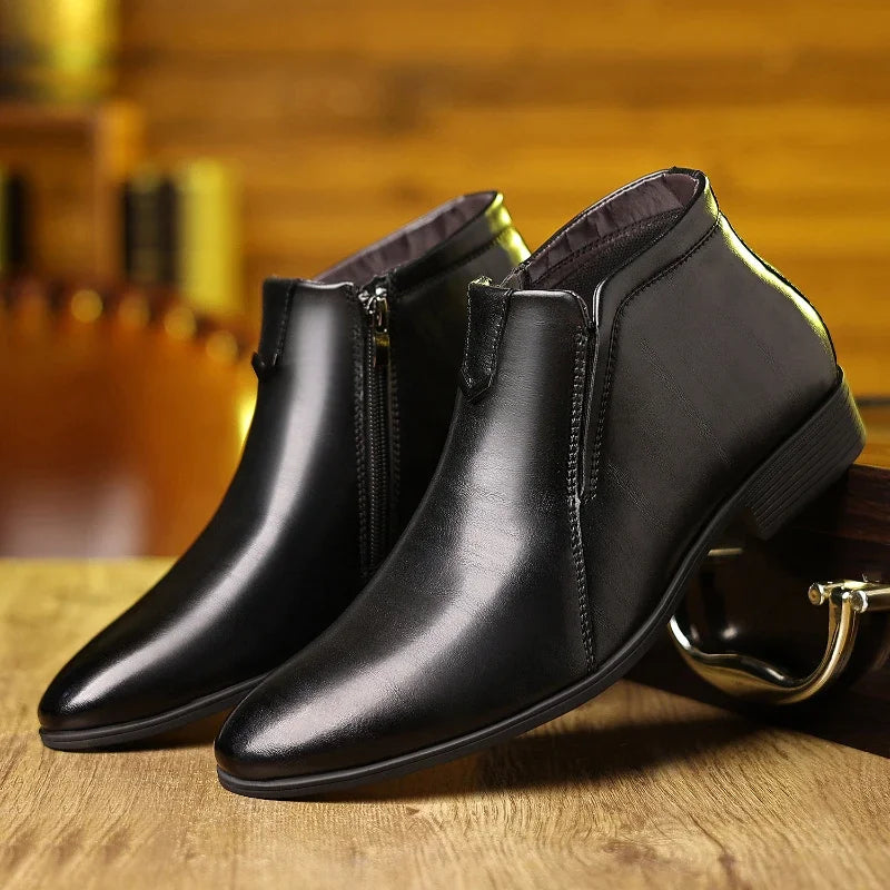 Pierre | Botine Clasice cu Fermuar