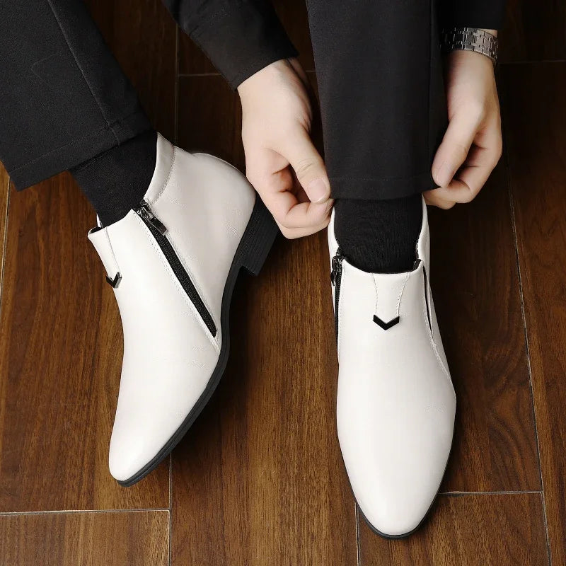 Pierre | Botine Clasice cu Fermuar