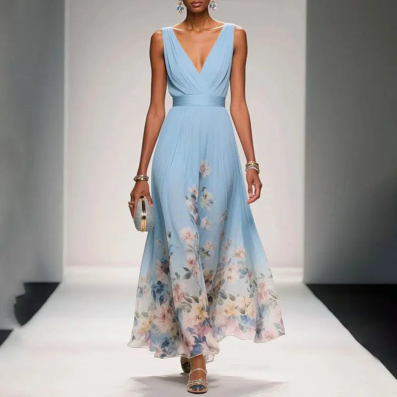 Arabella | Rochie Maxi Florală Fluidă