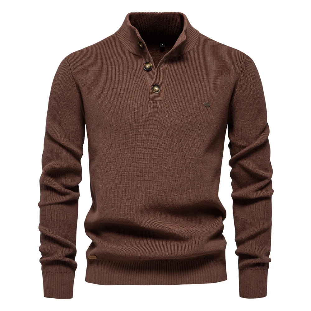 Juan | Pulover elegant pentru bărbați cu design cu butoane 