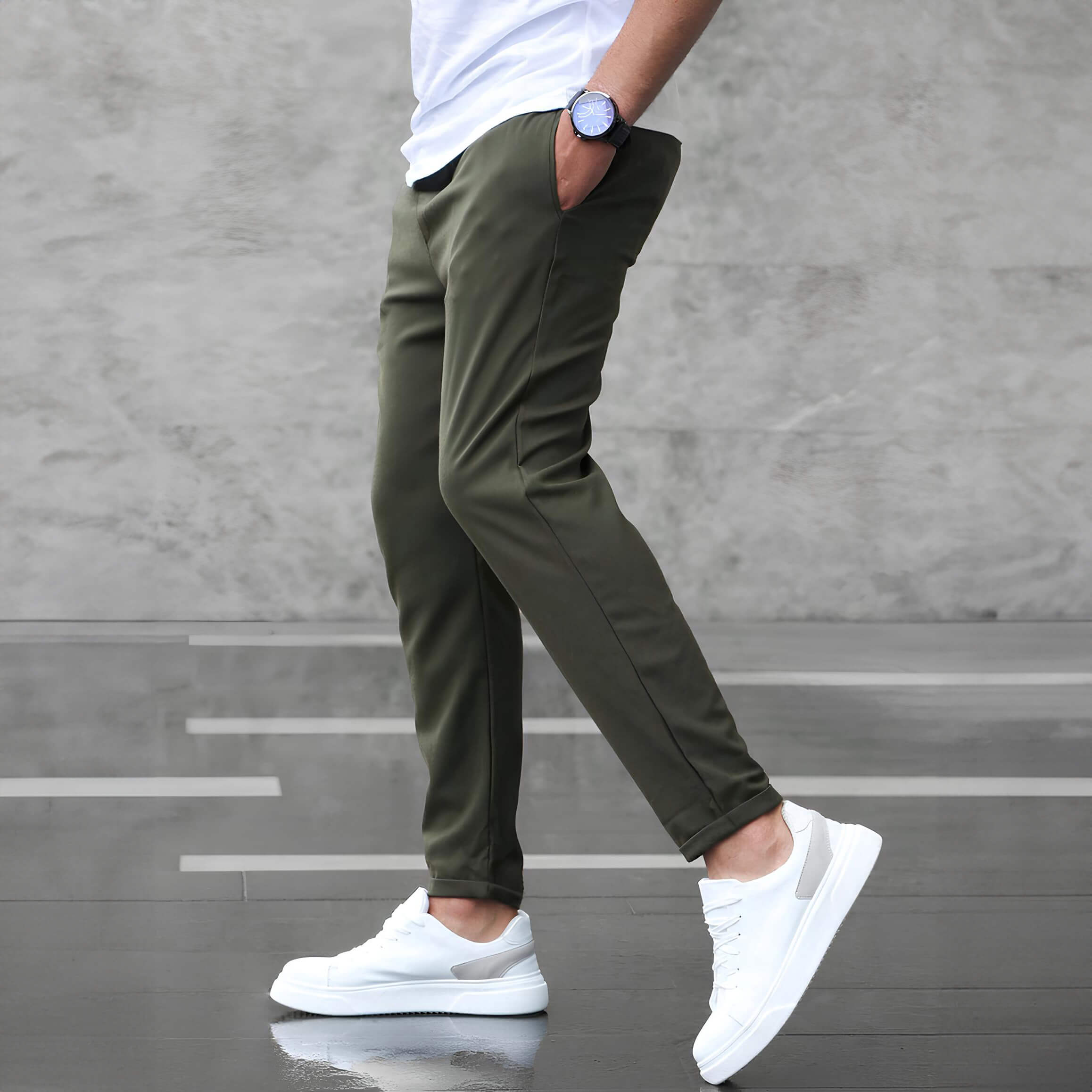 Lorenzo | Pantaloni Eleganți Stretch