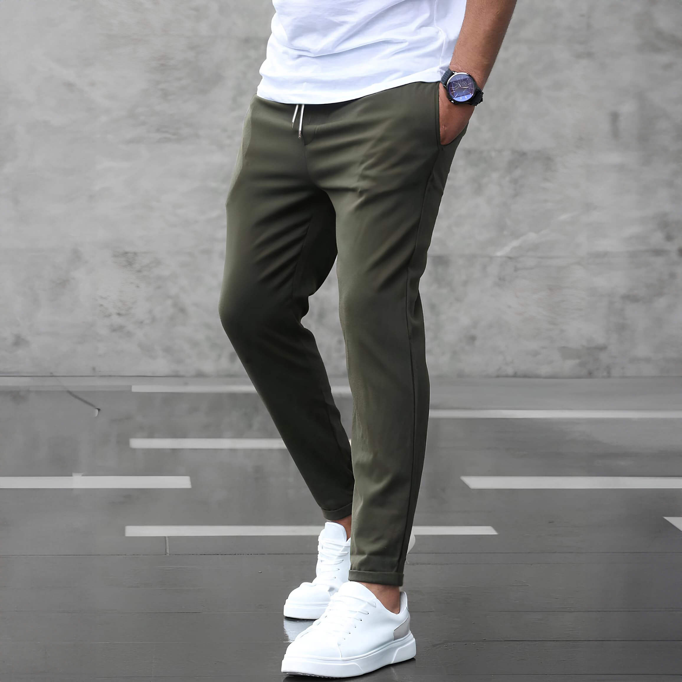 Lorenzo | Pantaloni Eleganți Stretch